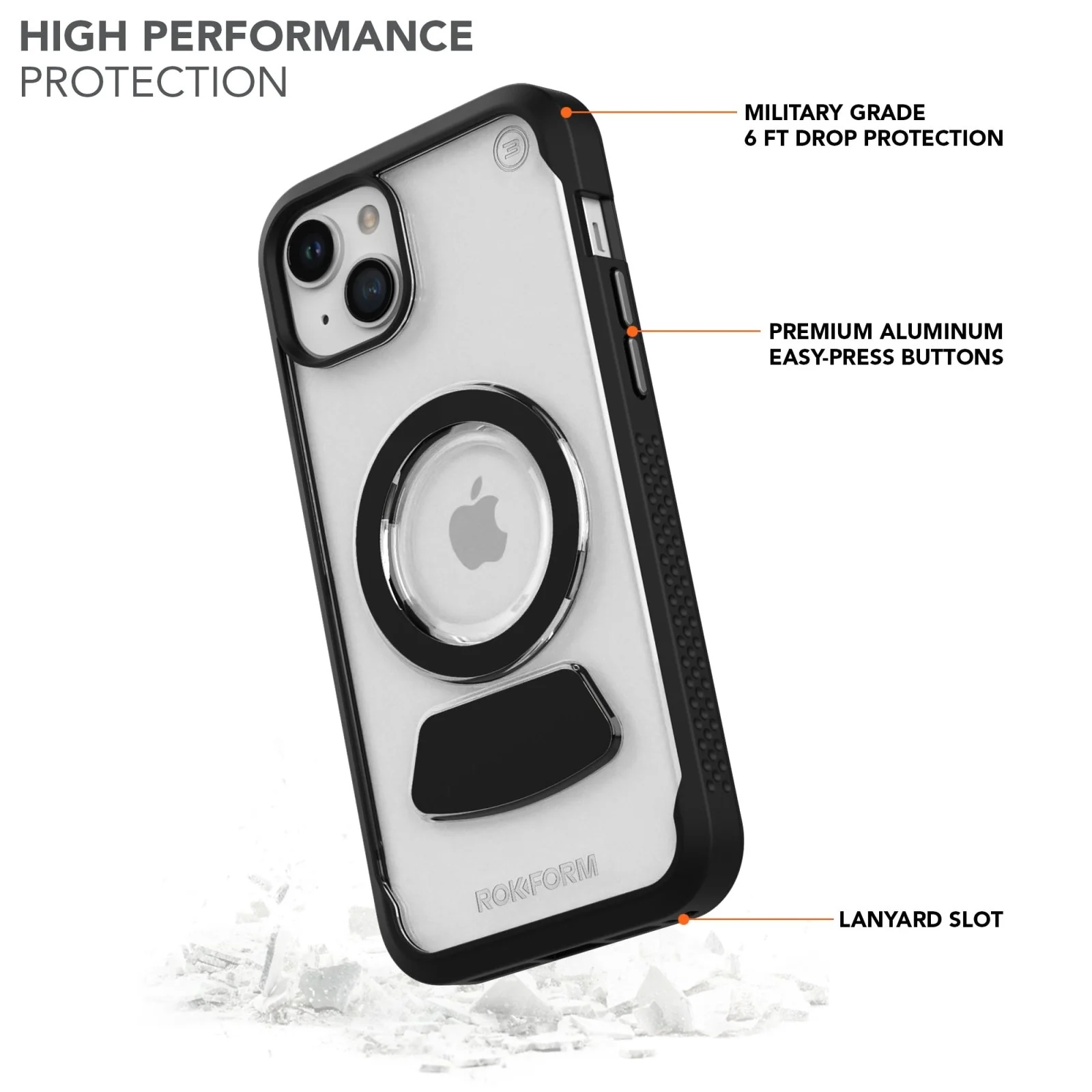 iPhone 15 Plus | Eagle 3™ Magnetic Golf Clear Phone Case - Image 3