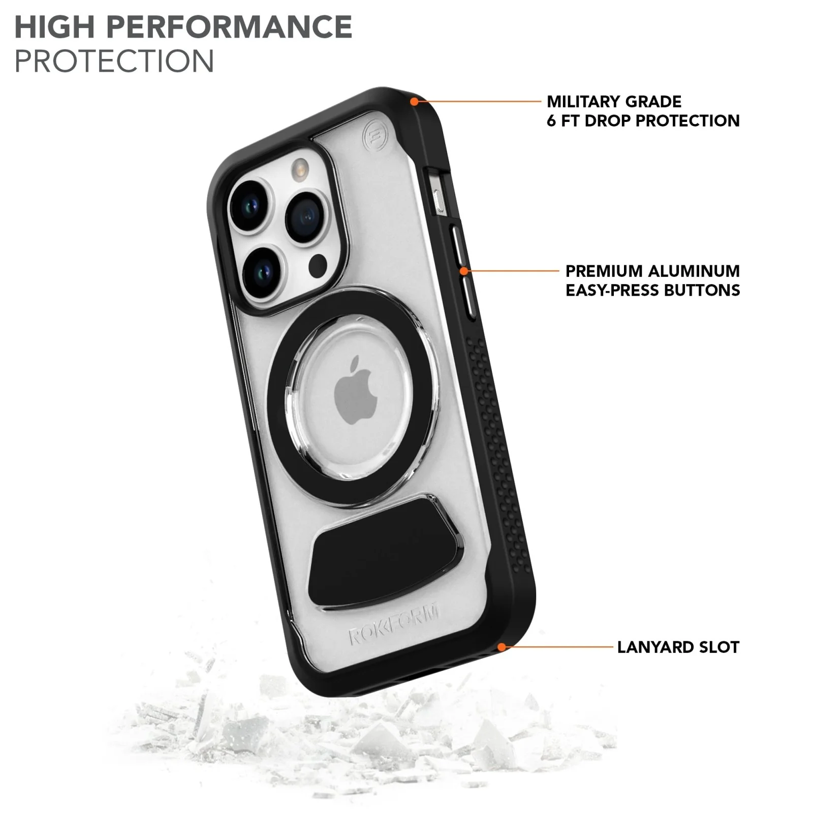 iPhone 15 Pro | Eagle 3™ Magnetic Golf Clear Phone Case - Image 3