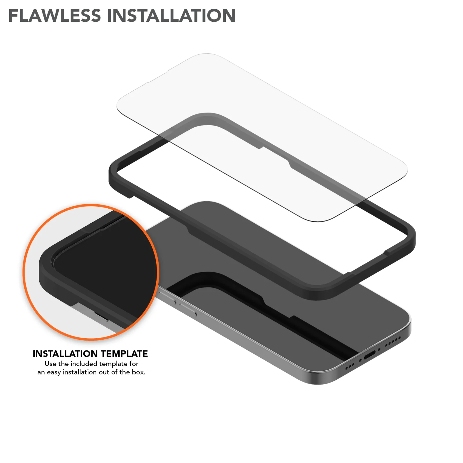 iPhone 15 Tempered Glass Screen Protector (2 Pack) - Image 4